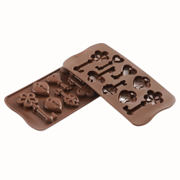 SCG33 Choco Keys Silikomart - forma silikonowa klucze - Cukieteria.pl