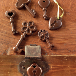 SCG33 Choco Keys Silikomart - forma silikonowa klucze - Cukieteria.pl