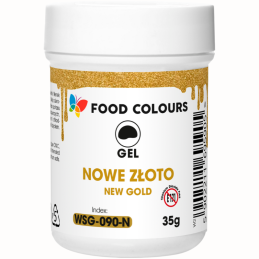 op. 35 g Złoty barwnik spożywczy w żelu - WSG-090-N Food Colours - Cukieteria.pl