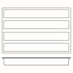 SQ016 Rectangular Log Silikomart - forma silikonowa - Cukieteria.pl