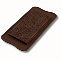 SCG38 Love Choco Bar Silikomart - forma silikonowa do tabliczek czekolady w serca - Cukieteria.pl