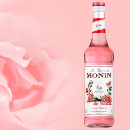 op. 0.7l Monin syrop różany do romantycznych napojów - Cukieteria.pl