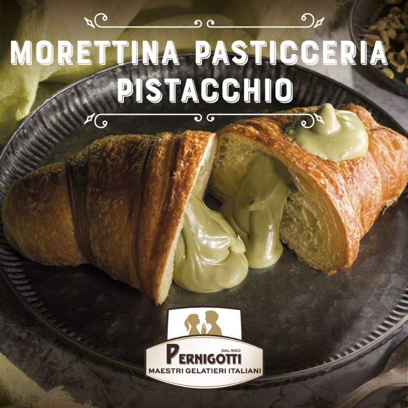 op. 5.5 kg Morettina Pasticceria Pistacchio - 12099031C Pernigotti - gotowy krem pistacjowy do nadziewania