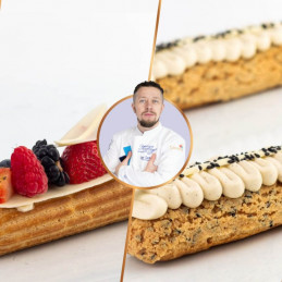 Ciasto Parzone – Eklery, Ptysie, Paris Brest – Szkolenie Cukiernicze z Igorem Zaritskim W Warsaw Academy of Pastry Arts