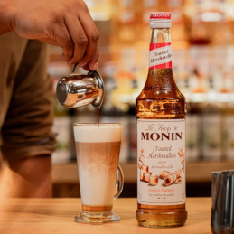 op. 0.7 l Toasted Marshmallow Le Sirop de MONIN - syrop prażone pianki - Cukieteria.pl