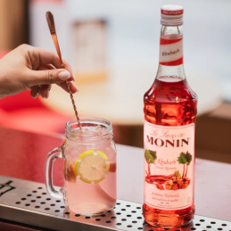 op. 0.7 l Rhubarb Le Sirop de MONIN - syrop rabarbarowy - Cukieteria.pl