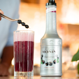 op. 1.0 l BLACKCURRANT LE FRUIT DE MONIN - puree owocowe czarna porzeczka - Monin