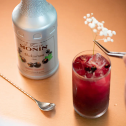 op. 1.0 l BLACKCURRANT LE FRUIT DE MONIN - puree owocowe czarna porzeczka - Monin