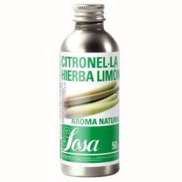 op. 50 g Citronella - naturalny aromat spożywczy - Sosa Ingredients - płynna formuła koncentratu na bazie gliceryny